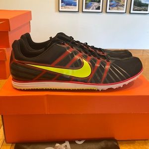 New!! Rare Vintage Nike Zoom Rival Distance 4 Track & Field Spike Shoes Size 11